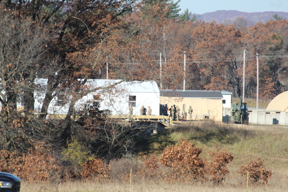 Army Reserve 461st Engineer Company training operations at Fort McCoy