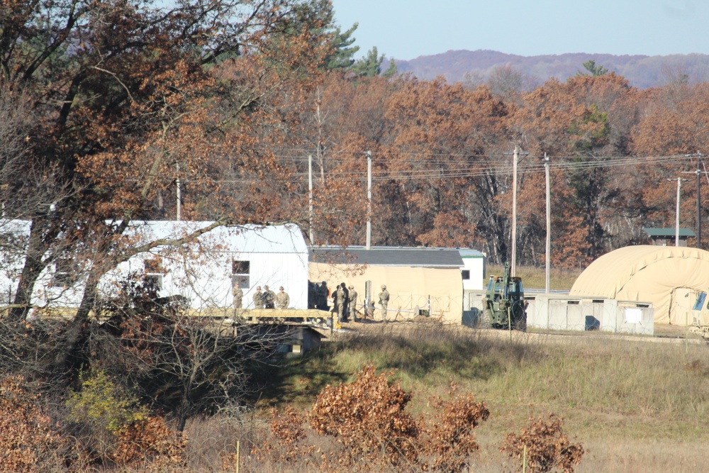 Army Reserve 461st Engineer Company training operations at Fort McCoy