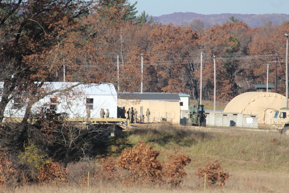 Army Reserve 461st Engineer Company training operations at Fort McCoy