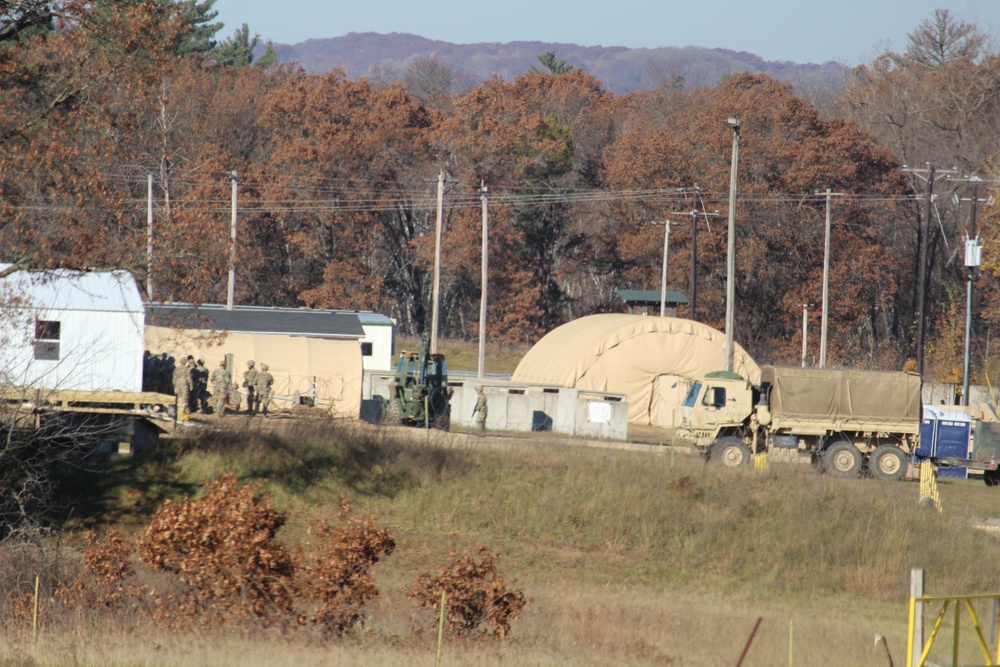 Army Reserve 461st Engineer Company training operations at Fort McCoy