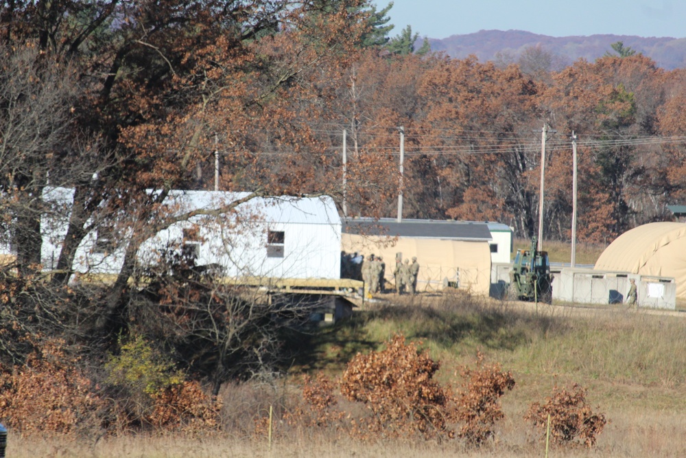 Army Reserve 461st Engineer Company training operations at Fort McCoy