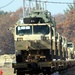 411th Engineer Company equipment deployment by rail movement at Fort McCoy