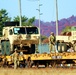 411th Engineer Company equipment deployment by rail movement at Fort McCoy