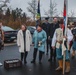 Soldiers with 41st FAB HHB BDE celebrate their new partnership with representatives from the community of Flossenbürg at Grafenwoehr, Germany