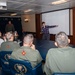 Safety Meeting aboard USS George H.W. Bush