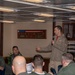 Safety Meeting aboard USS George H.W. Bush