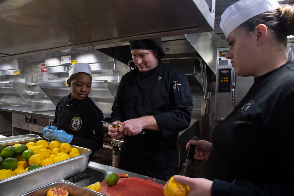 USS America Celebrates Thanksgiving