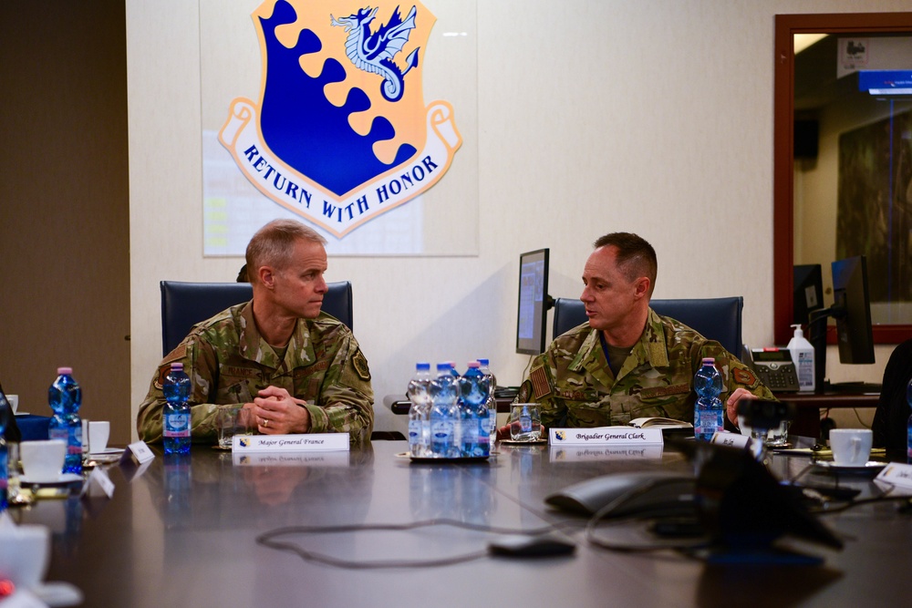 Third Air Force commander, command chief visit Aviano