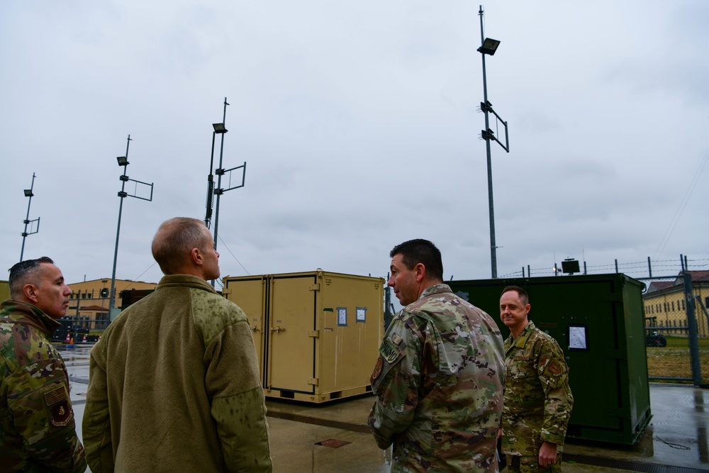 Third Air Force commander, command chief visit Aviano