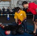 USS Ronald Reagan (CVN 76) Sailors conduct security training