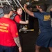 USS Ronald Reagan (CVN 76) Sailors conduct security training