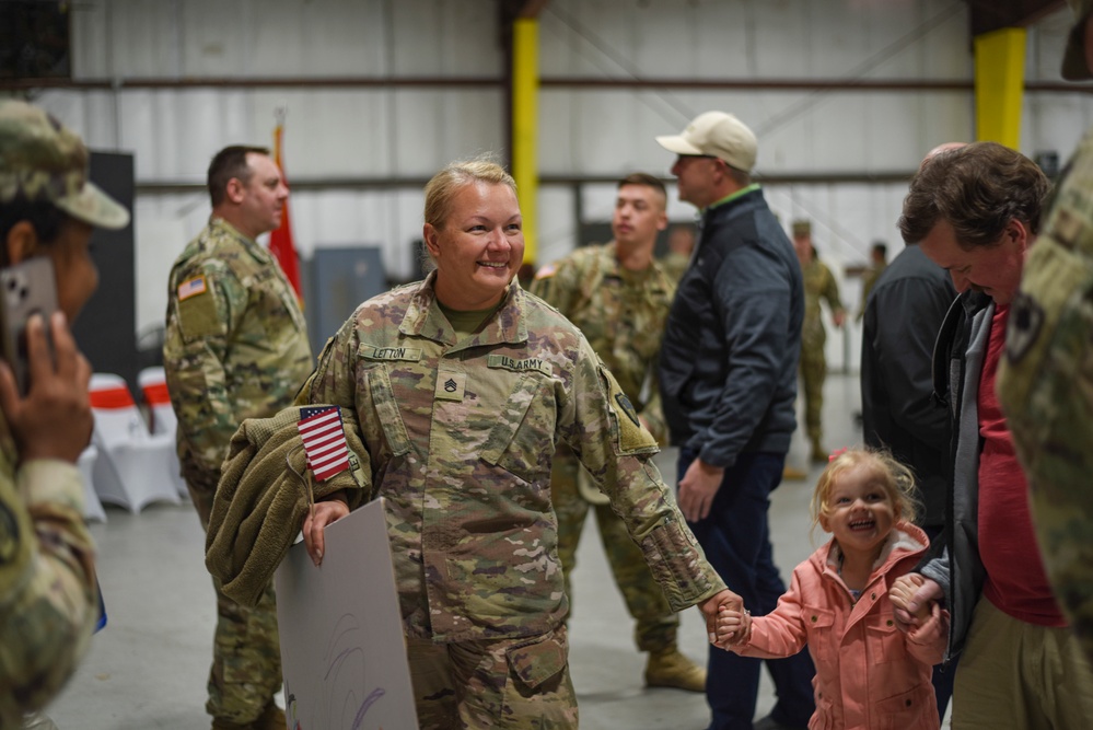 133rd Military Police Company Soldiers return from deployment