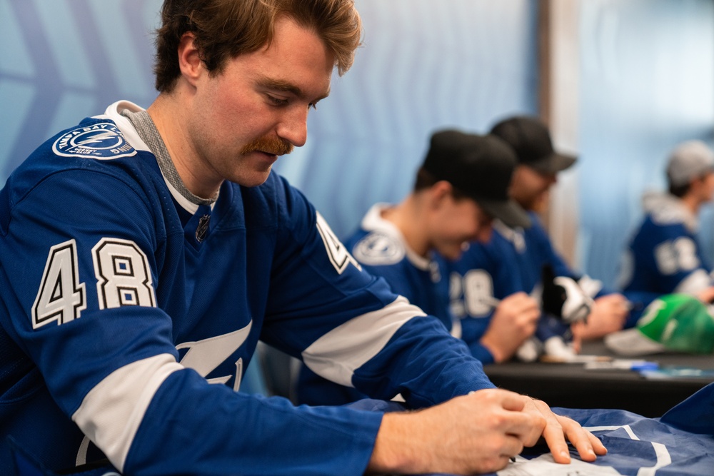 Tampa Bay Lightning visits MacDill