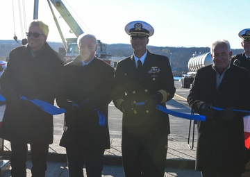 Pier 32 ribbon cutting marks latest step in modernization of SUBASE New London waterfront