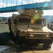 Soldiers cross the Ohio River during weekend training