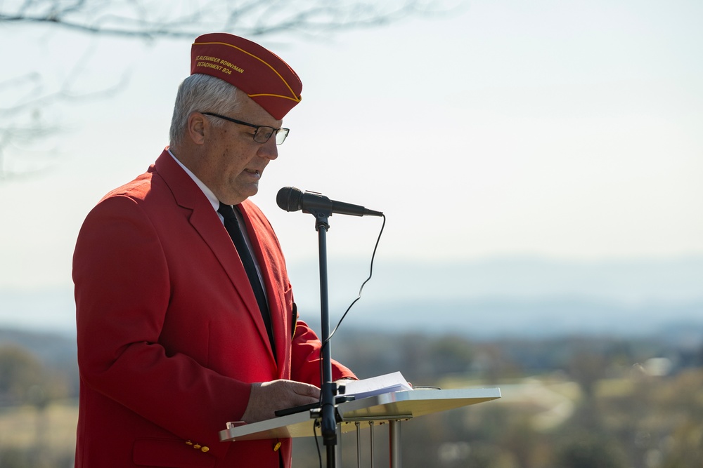 1st Lt. Alexander Bonnyman Wreath Laying Ceremony