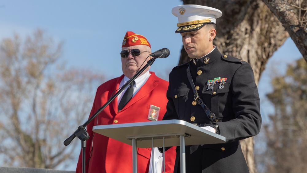 1st Lt. Alexander Bonnyman Wreath Laying Ceremony