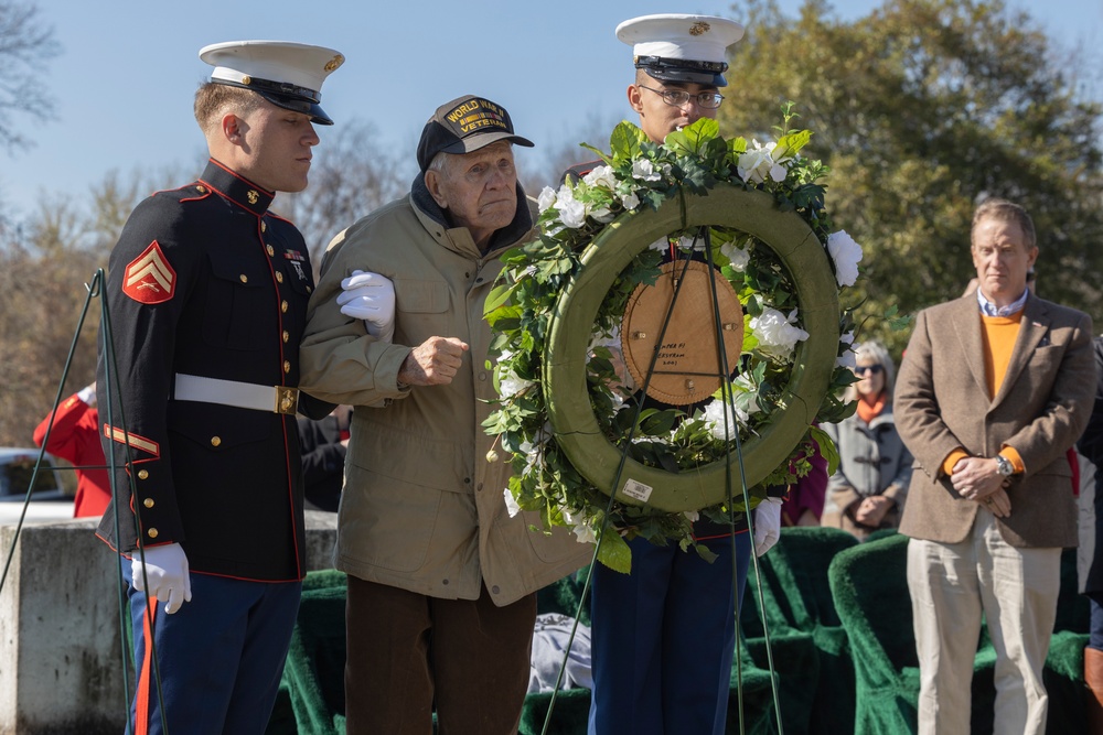 1st Lt. Alexander Bonnyman Wreath Laying Ceremony