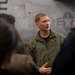 ITS Carabiniere Sailors Tours USS George H.W. Bush (CVN 77)