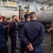 ITS Carabiniere Sailors Tours USS George H.W. Bush (CVN 77)