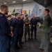 ITS Carabiniere Sailors Tours USS George H.W. Bush (CVN 77)