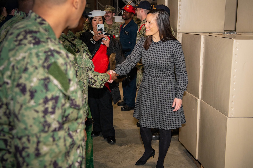 Under Secretary of the Air Force Visits Recruit Training Command