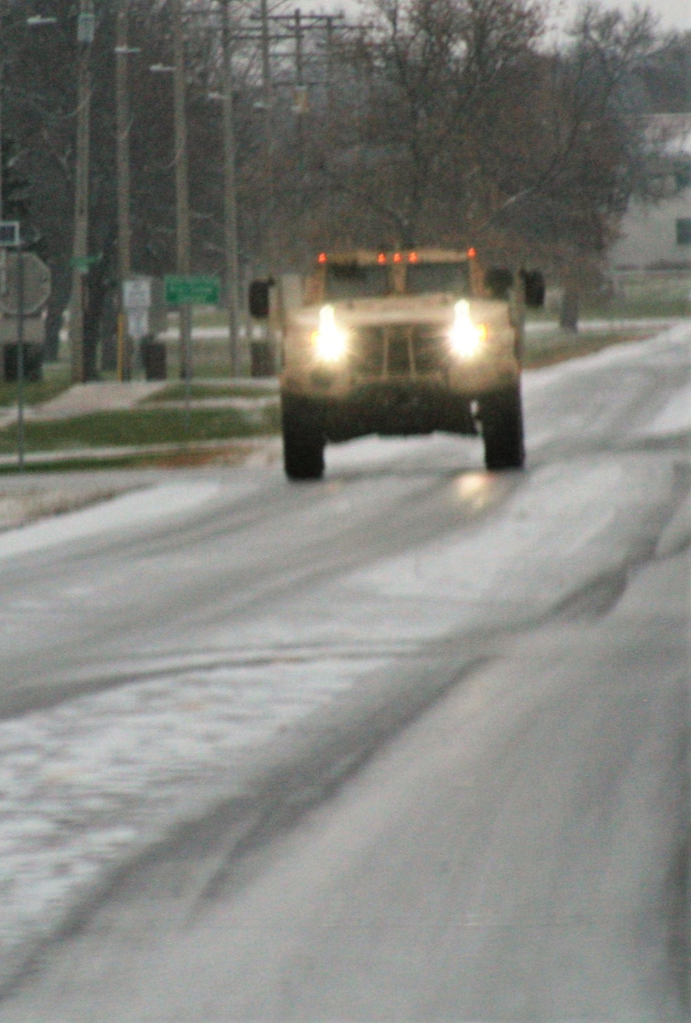 Cold-weather JLTV training at Fort McCoy