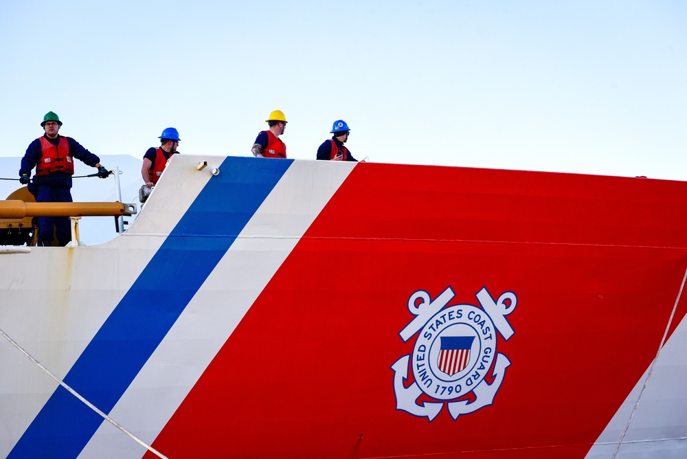 Coast Guard Cutter Stratton returns home following 97-day multi-mission Arctic deployment