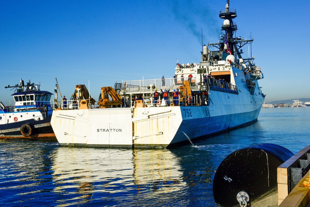 Coast Guard Cutter Stratton returns home following 97-day multi-mission Arctic deployment