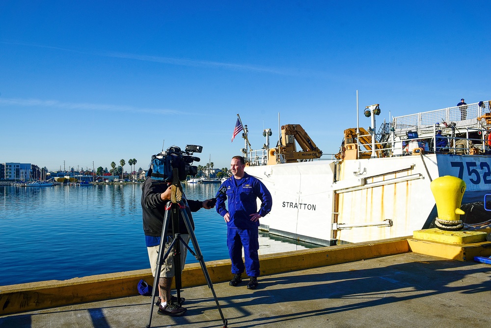 Coast Guard Cutter Stratton returns home following 97-day multi-mission Arctic deployment