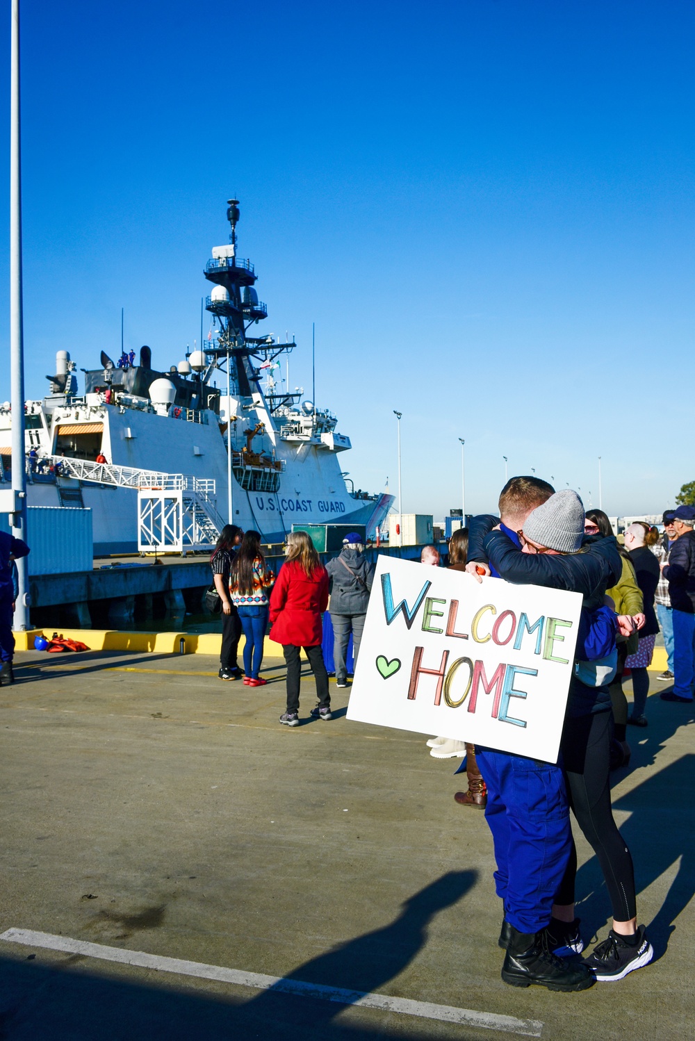 Coast Guard Cutter Stratton returns home following 97-day multi-mission Arctic deployment