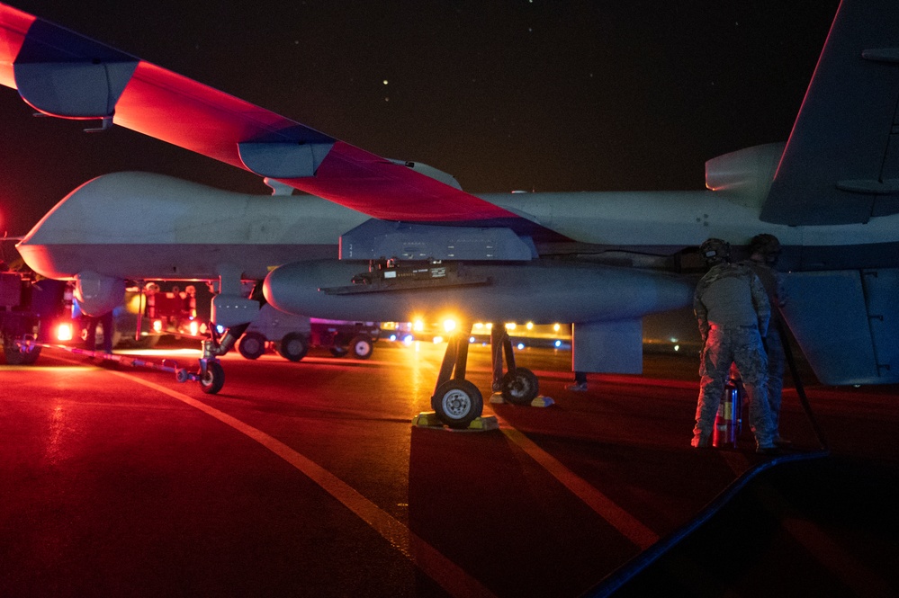 26th ERQS Airmen Conduct FARP training with MQ-9 Reaper