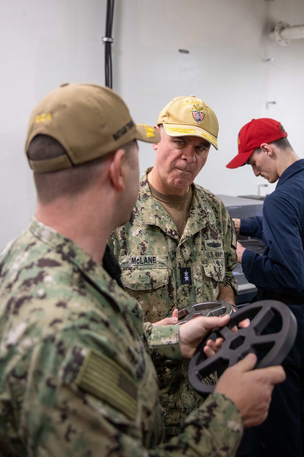 USS Bataan Hosts 3D Metal Printer Ribbon Cutting