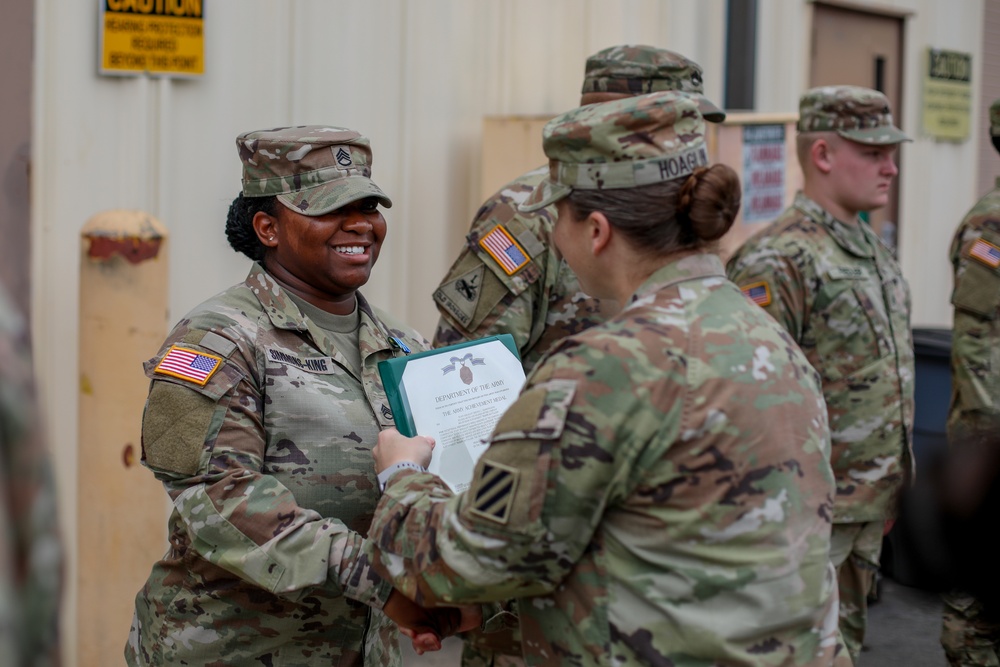 Safety Briefs and Awards: 3rd Sustainment Brigade Breaks for Long Weekend