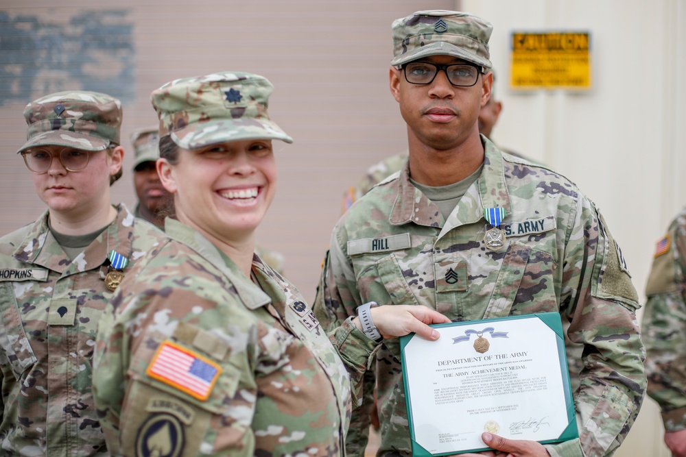 Safety Briefs and Awards: 3rd Sustainment Brigade Breaks for Long Weekend