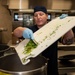 Sailors prepare Thanksgiving meal at NCBC Gulfport