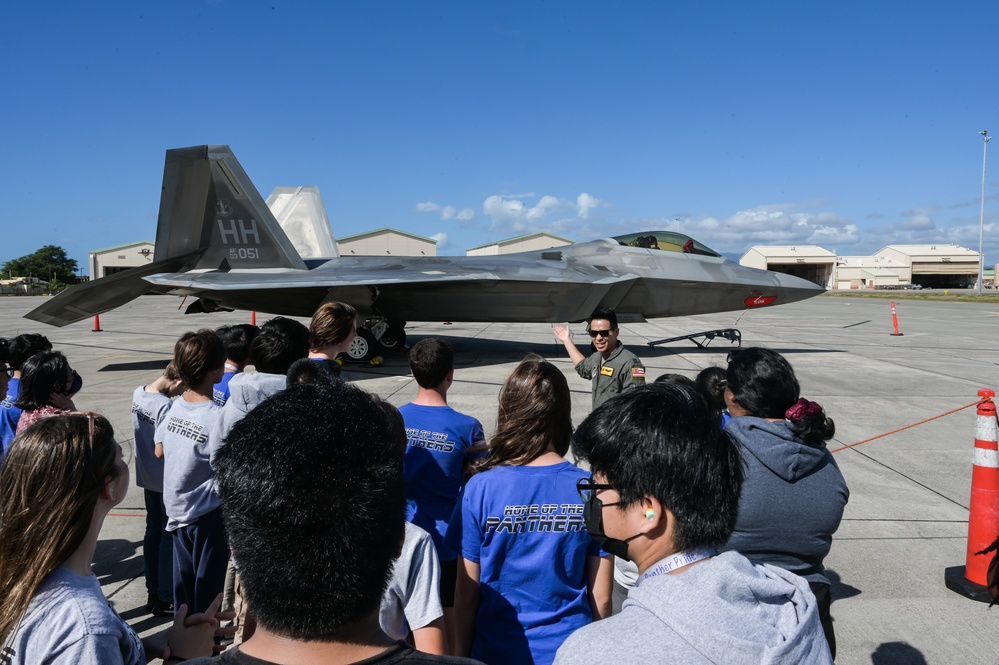 Aliamanu Middle School visits JBPHH