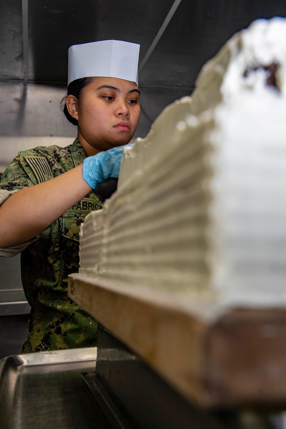 USS Theodore Roosevelt (CVN 71) Thanksgiving Meal Preparation