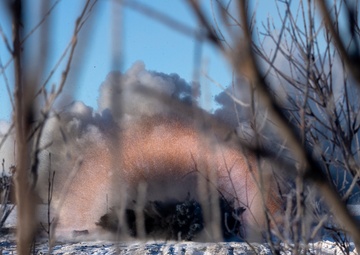 'Oak' combat engineers conduct explosive breach training at JBER