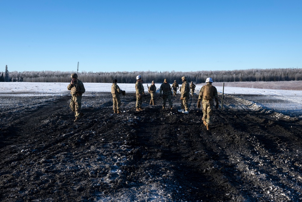 'Oak' combat engineers conduct explosive breach training at JBER