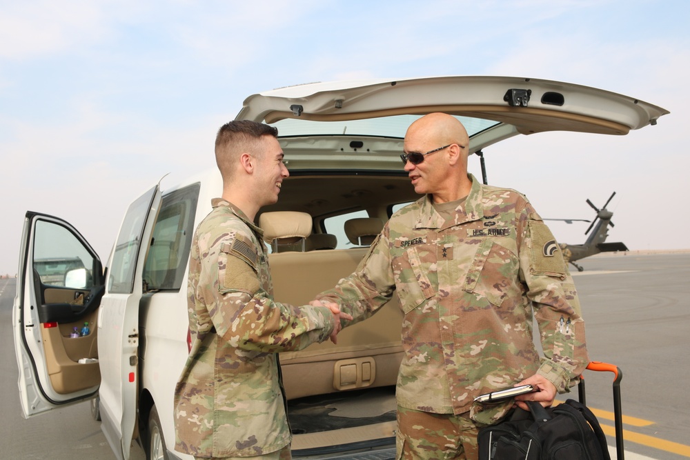 42nd CG visits TF Rough Riders and 36th CAB