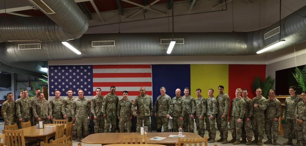 Gen. Williams visits MK Air Base for Thanksgiving