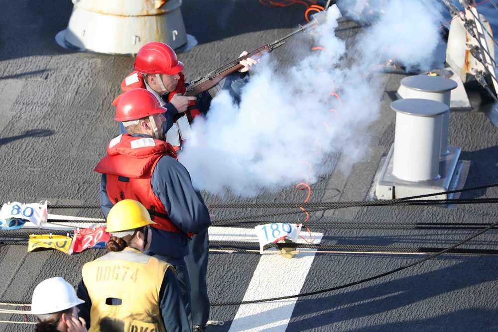 USS McFaul Conducts RAS