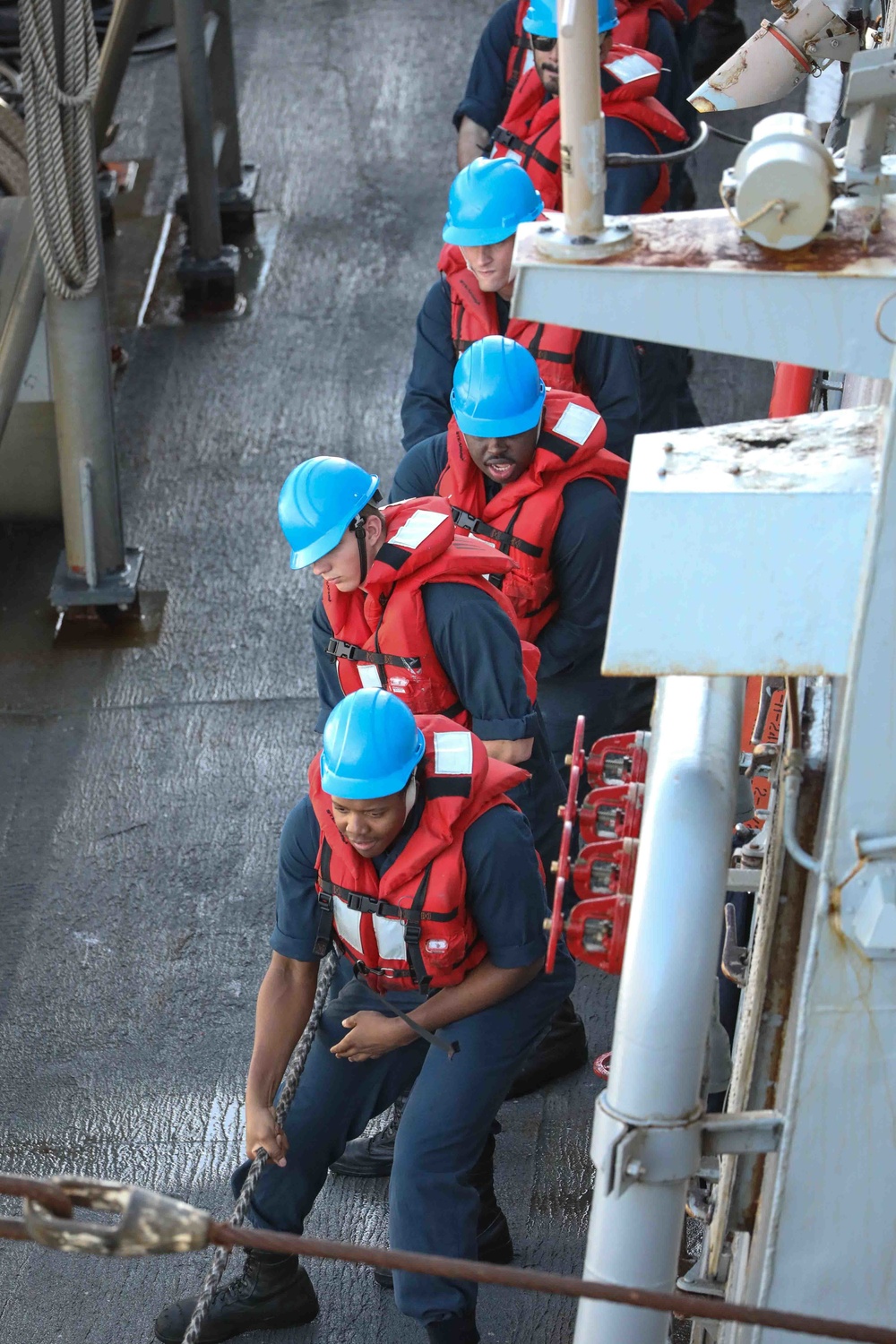 USS McFaul Conducts RAS