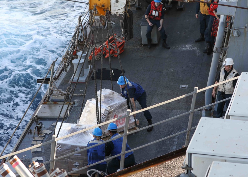 USS McFaul Conducts RAS