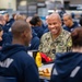 Commanding Officer Visits Recruits on Thanksgiving