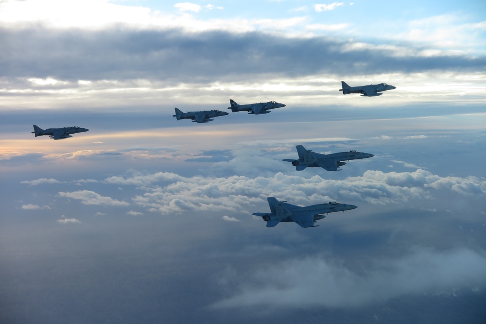 Strike Fighter Squadron (VFA) 143 Flies with Allies