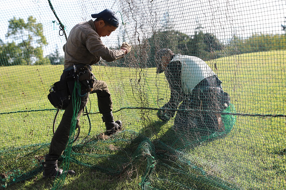 Camp Zama Golf Course completes repair, replacement of nets