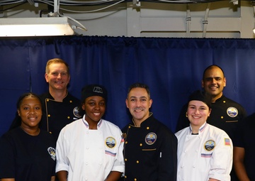 USS Gerald R. Ford celebrates Thanksgiving at sea