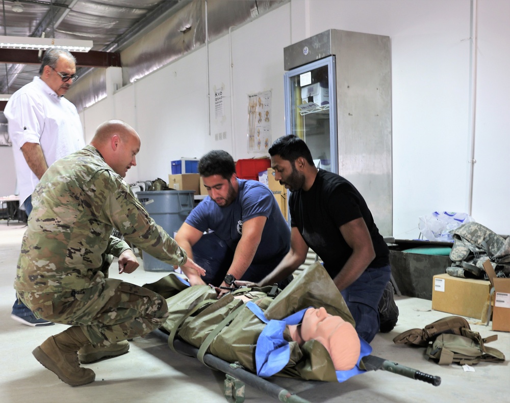 ASG-Kuwait training Kuwait Marine Fire &amp; Rescue on CLS skills, November, 2022